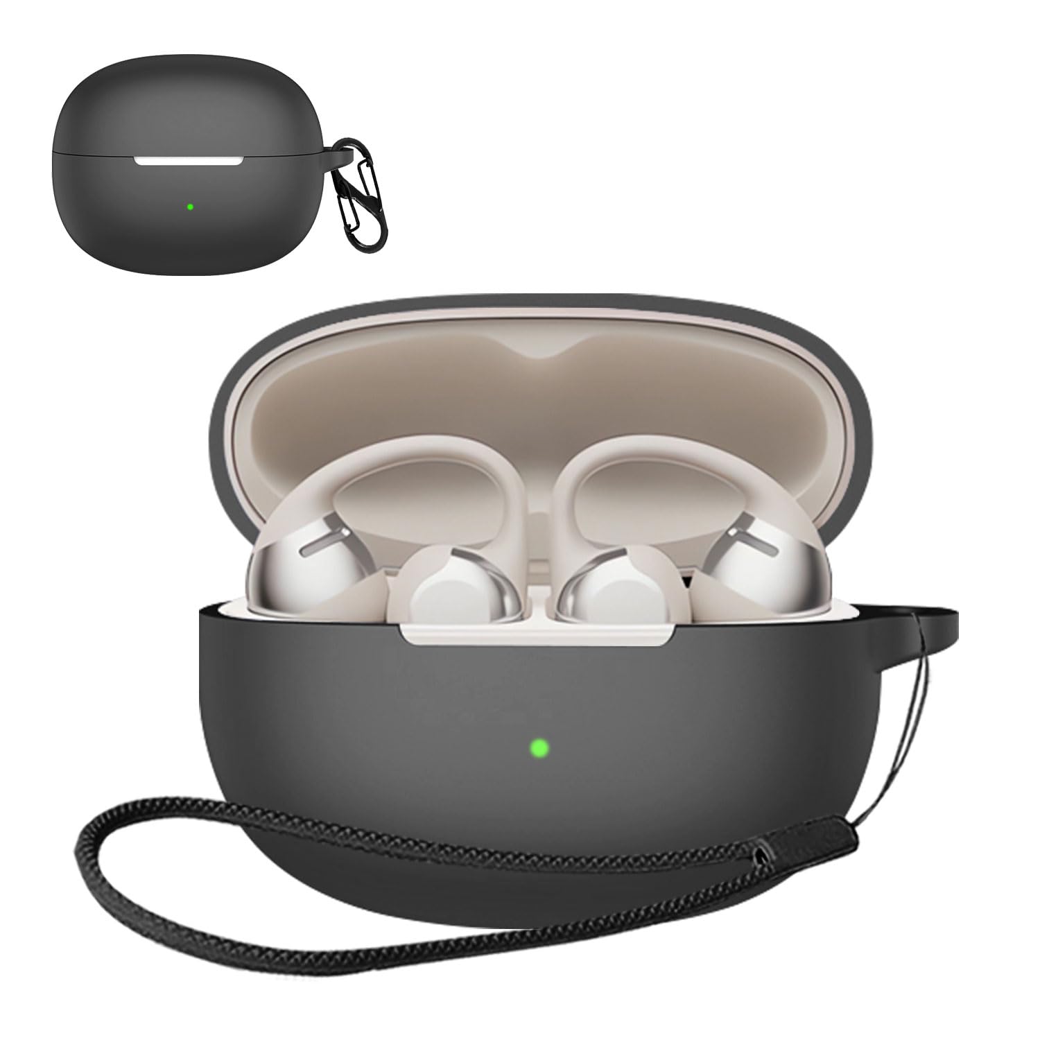 Amazon | For SHOKZ OpenDots ONE ケース [HVUYAL] 紛失防止用のフック