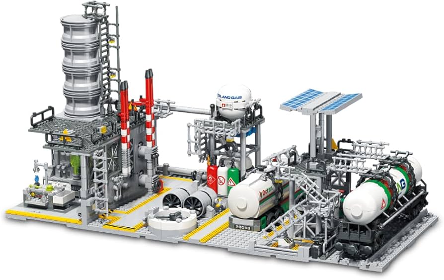 Amazon.co.jp: MISINI Architecture M6014 都市化学プラント