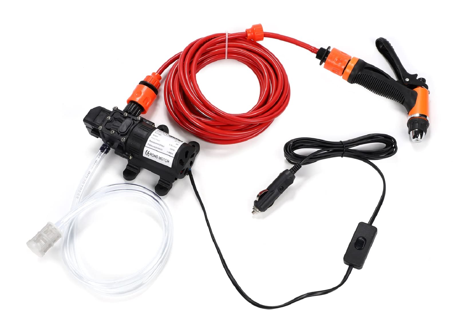 Amazon | 高圧洗浄機 洗車フォームガン 電動式 洗車セット ポータブル