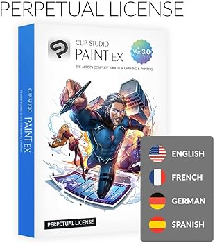 Amazon.com: CLIP STUDIO PAINT EX - Version 3 | Perpetual License