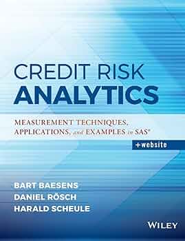 Amazon.com: Credit Risk Analytics: Measurement Techniques