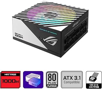 Amazon | ASUS pc電源ユニット 80 PLUS プラチナ 1000W SFX ROG-LOKI
