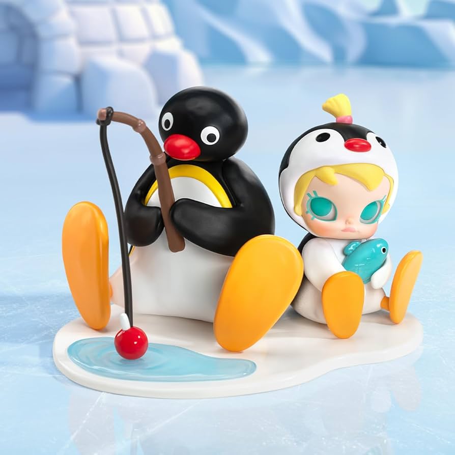 Amazon.co.jp: POP MART Baby Molly × PINGU Fishing Time ポップ