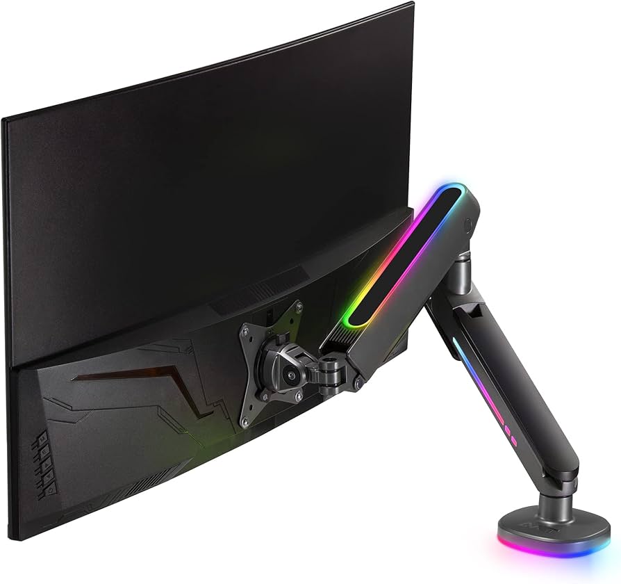 Amazon.co.jp: AVLT ゲーミングモニターアーム 2画面 デュアル RGB