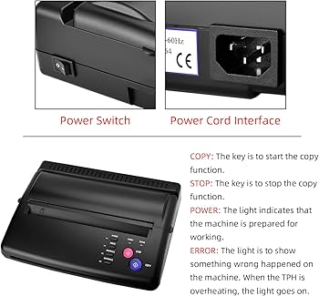 Amazon | ATOMUSタトゥーコピー機 タトゥー転写機タトゥー複写機
