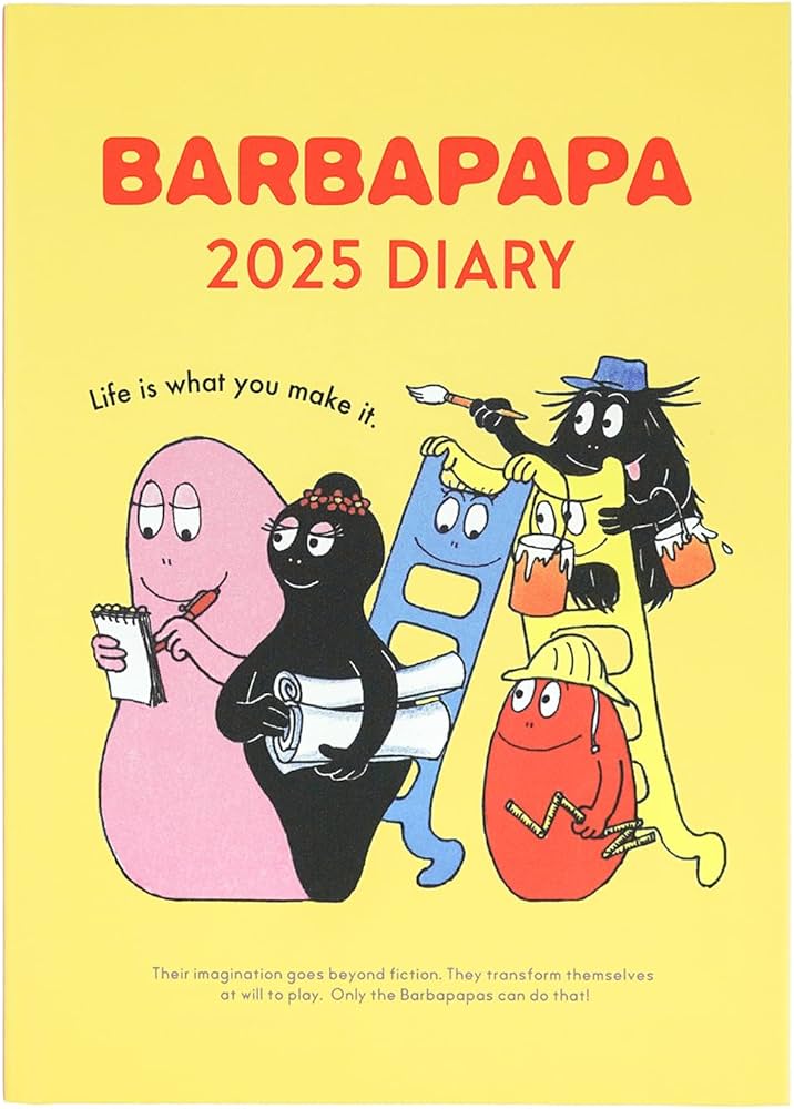 Amazon.co.jp: グリーティングライフ バーバパパ 手帳 2025年 B6