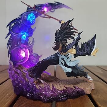 Amazon | 鬼滅黒死牟 フィギュア 置き物 PVC製 海外製 光るフィギュア