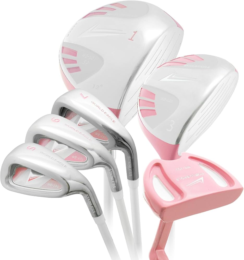 Amazon.co.jp: ワールドイーグル 101 レディース ゴルフ ハーフセット