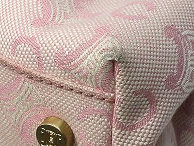 Amazon | セリーヌ ハンドバッグ リリーライン マカダム柄 ピンク