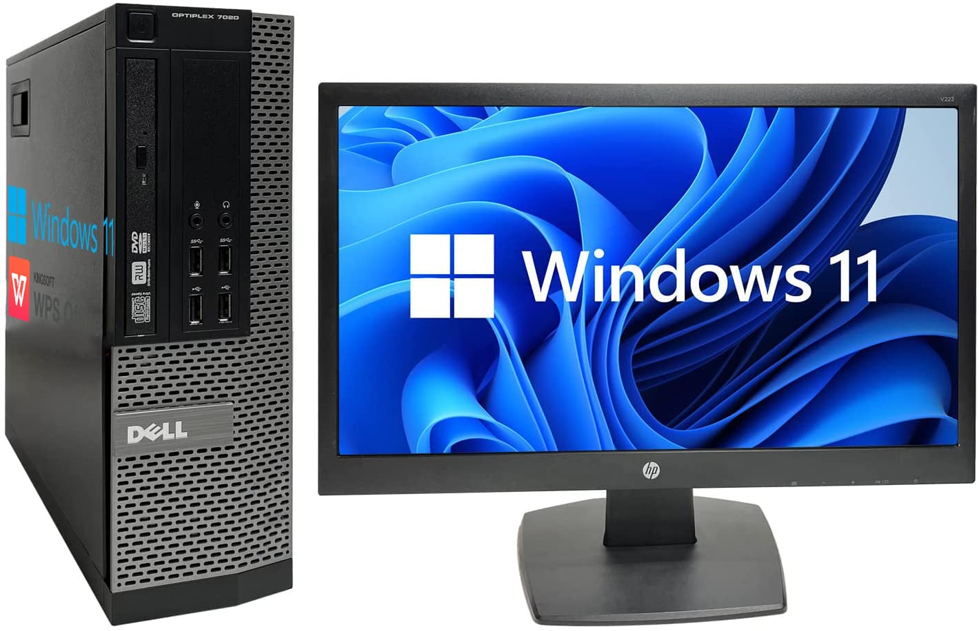 Amazon.co.jp: 【整備済み品】 DELL デスクトップPC 7020 SFF/22型HD