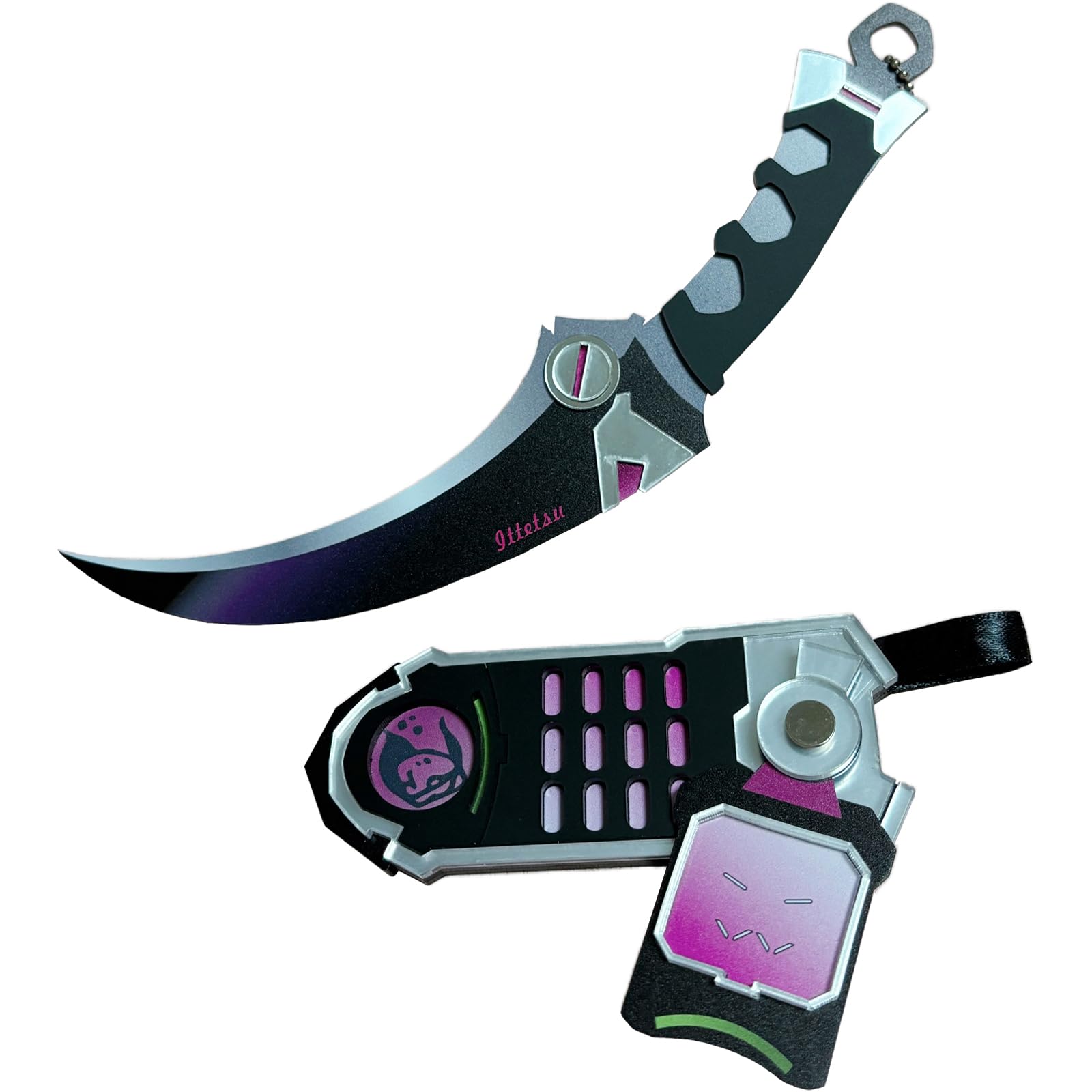 Amazon.co.jp: [CHIASA] コスプレ道具 小物 VTuber 佐伯イッテツ 変身