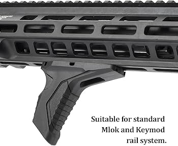 QIRUIMY Tactical Mlok keymod Link Angled Foregrip Handstop with