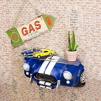 Amazon｜シボレー カー ウォールシェルフ ブルー （GK060