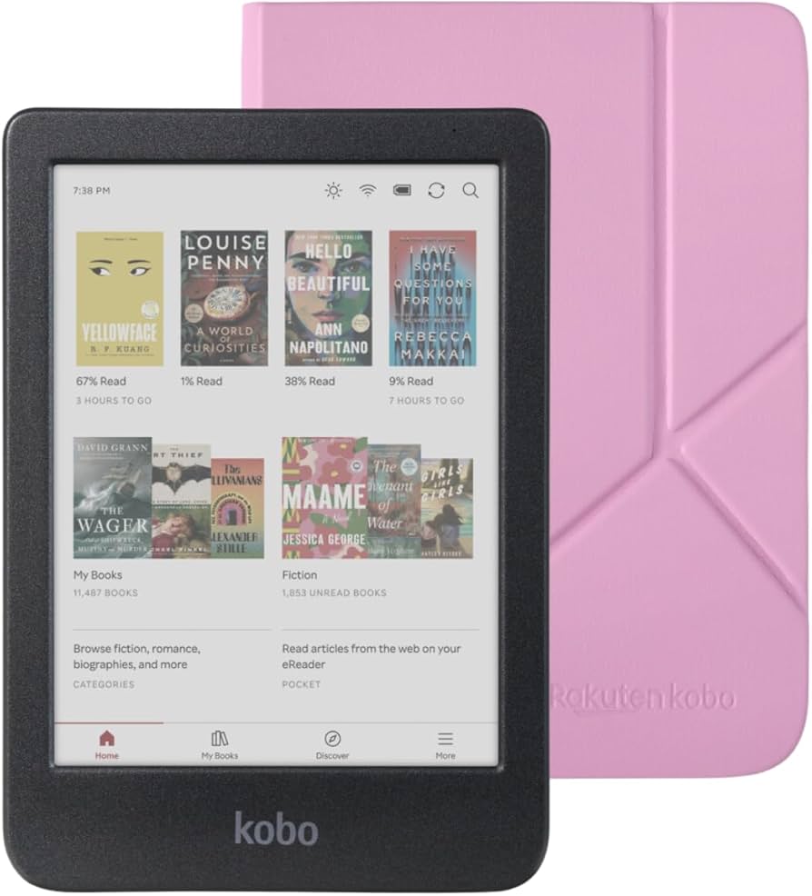 Amazon.com: Kobo Clara Colour eReader with Case Bundle (Candy Pink