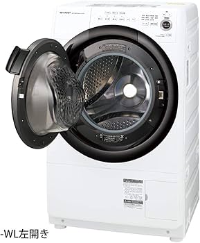 Amazon.co.jp: Sharp ES-S7F-WL Drum Type Washer/Dryer, Heater