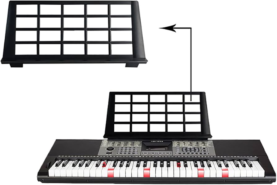 Amazon.co.jp: ポータブル譜面台電子シートキーボード楽譜スタンド