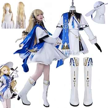 Amazon.co.jp: [プホール] 鳴潮 フィービー コスプレ衣装 ウイッグ 靴