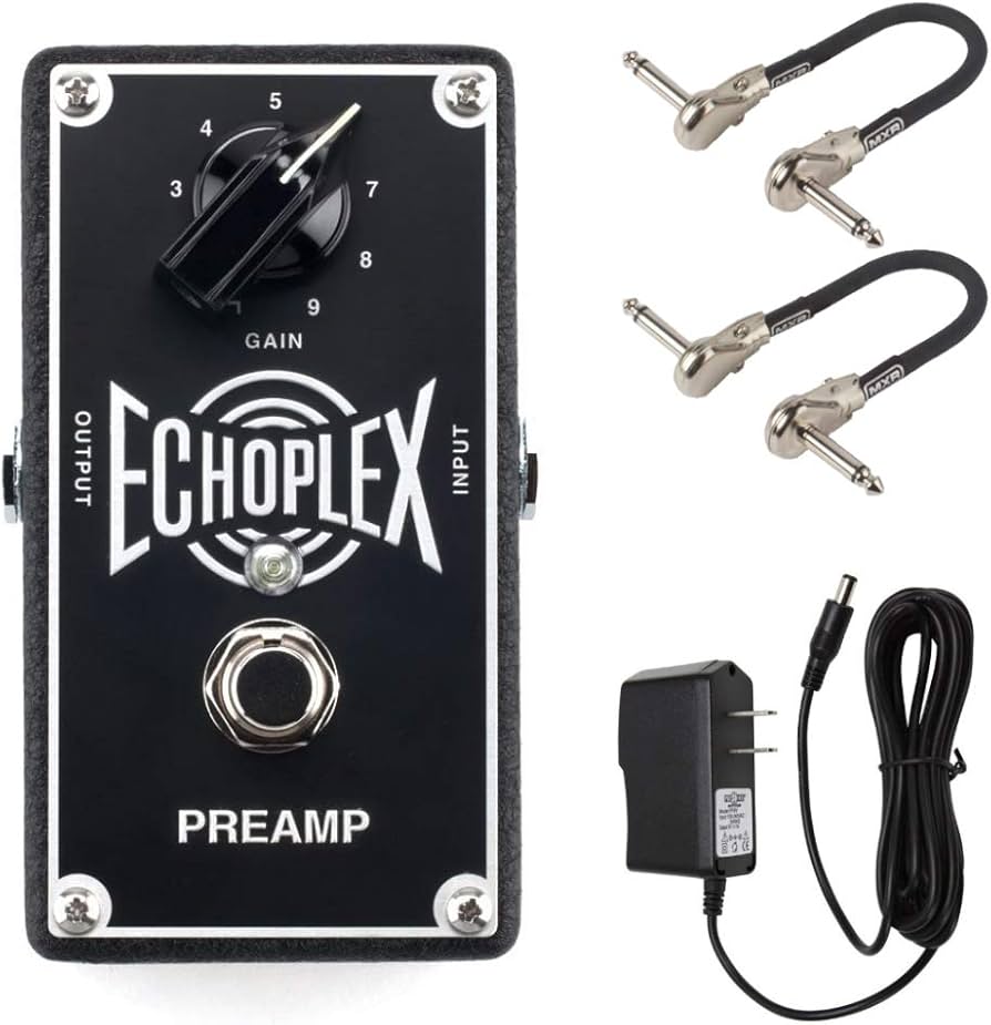 Amazon.com: Dunlop EP101 Echoplex Preamp Bundle with 2 MXR Patch