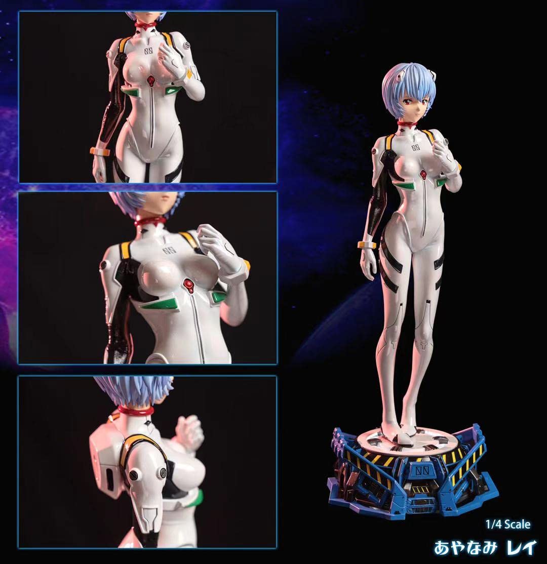 Amazon.co.jp: 綾波レイ あやなみレイ フィギュア 1/4スケール 塗装