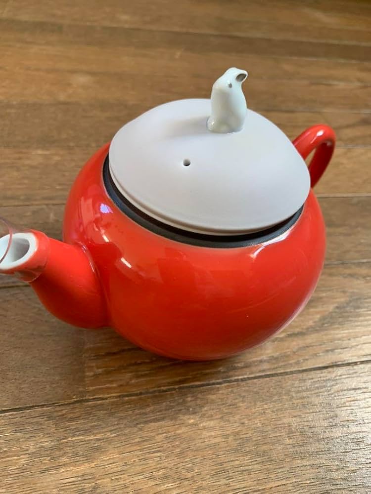 Amazon | 深川製磁 TEWAZA kiwamiポット うさぎ 赤 | ノーブランド品