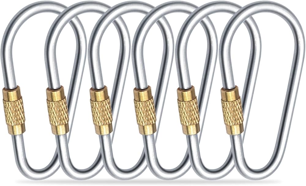 Amazon.com: SHD Titanium Small Locking Carabiner Clip Mini