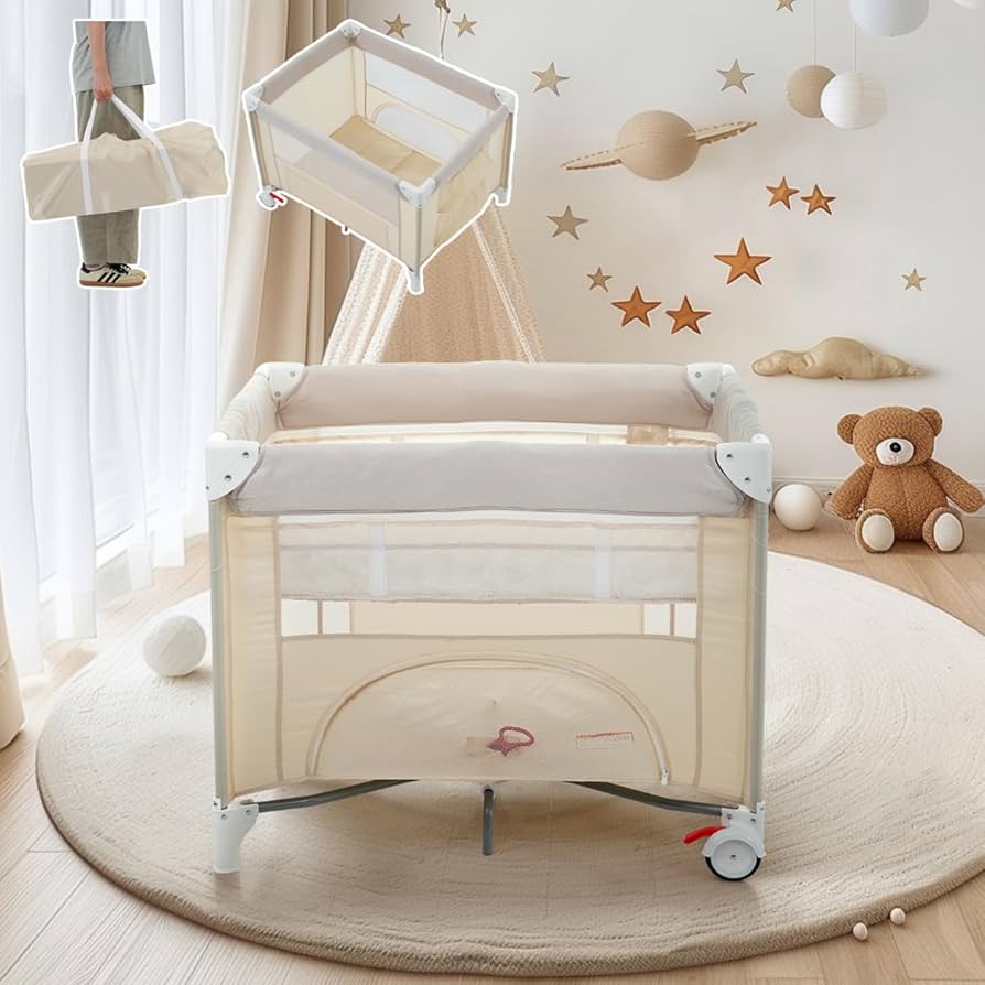 Amazon.co.jp: Simpolu ベビーサークル 折りたたみ マットレス付