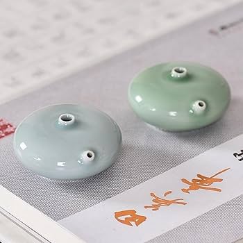 Amazon.co.jp: Penaecoro 書道 水差し 水滴 水注 陶磁器 丸型 硯滴