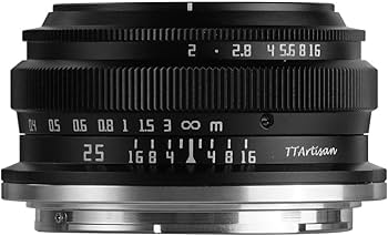 Amazon.co.jp: TTArtisan 25mm F2 Zマウント MF 単焦点レンズ APS-C
