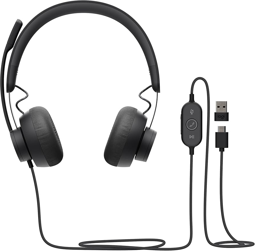 Amazon.com: Logitech Zone Wired Noise Cancelling Headset