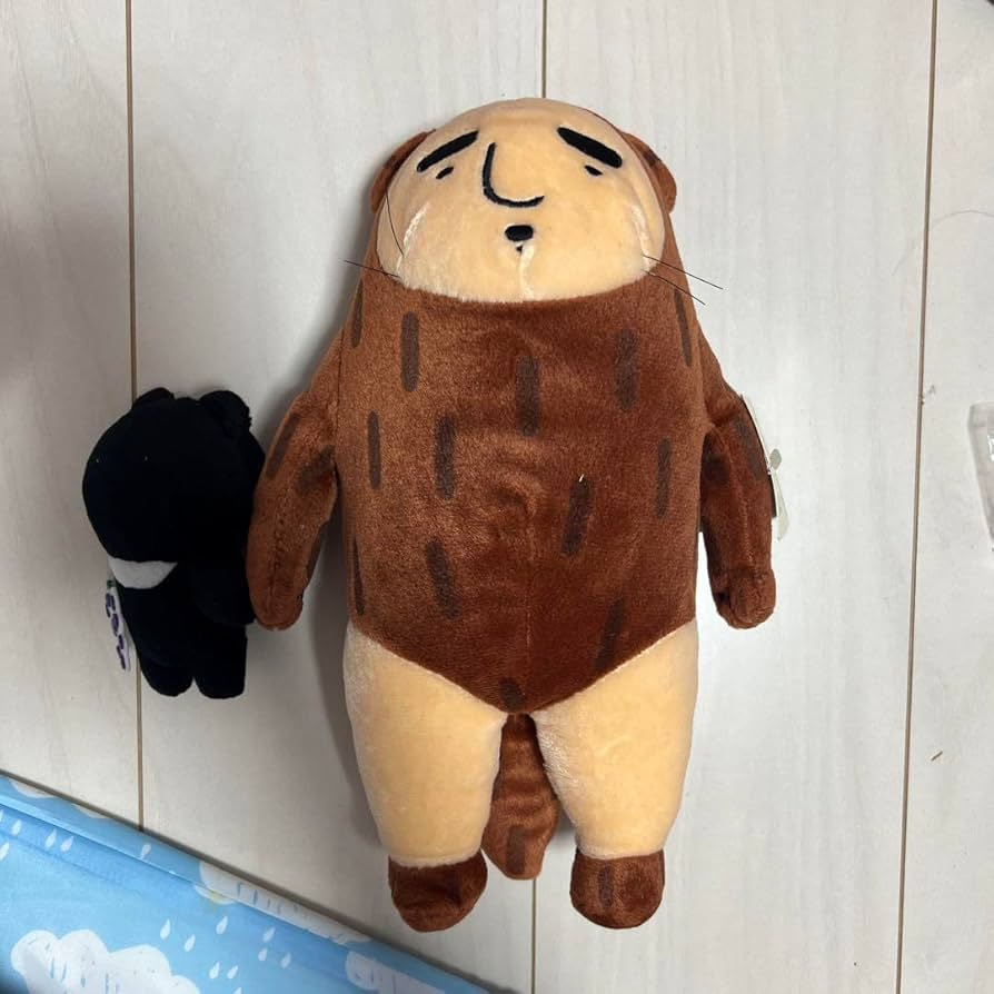 Amazon.co.jp: 伝染るんです かわうそくん ぬいぐるみ : おもちゃ