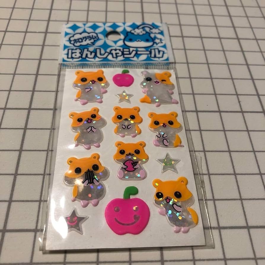 Amazon.co.jp: 平成 レトロ シール ハムスター : ペット用品