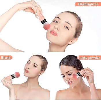 Amazon.com: Falliny Retractable Makeup Brush, Travel Kabuki Face