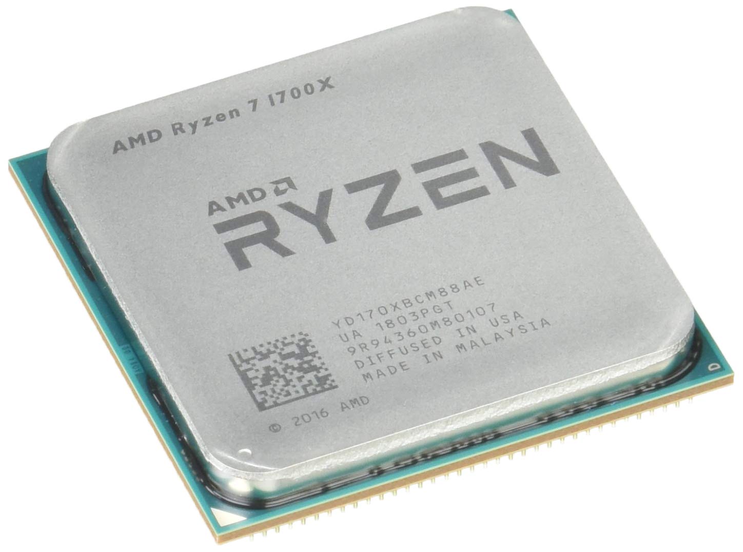 Amazon.com: AMD YD170XBCAEWOF Ryzen 7 1700X Processor : Electronics