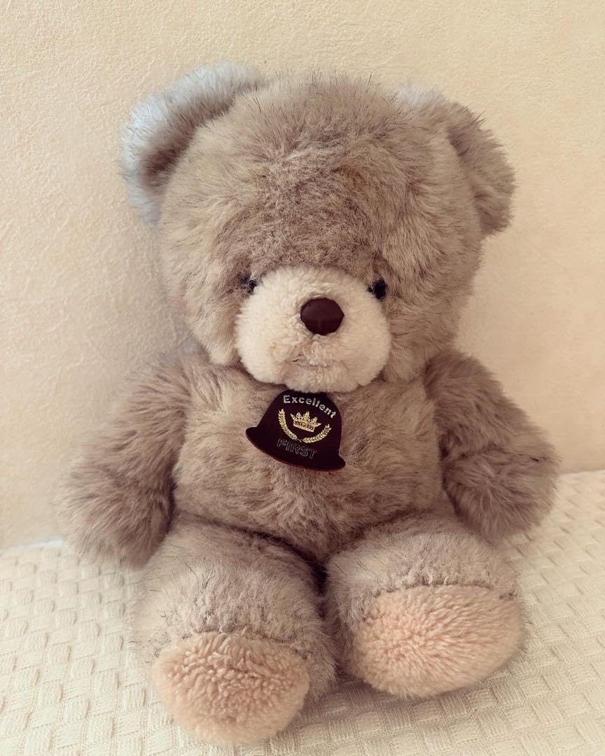 Amazon.co.jp: ファースト社 エクセレント くま ぬいぐるみ レトロ