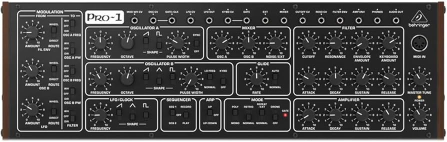 Amazon.co.jp: ベリンガー アナログシンセサイザー PRO-1 : 楽器・音響機器