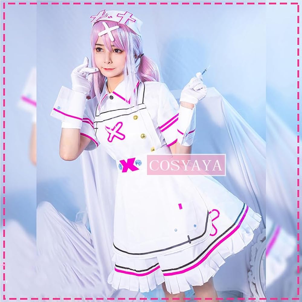 Amazon.co.jp: [COSYAYA] 健屋花那 コスプレ 衣装 すこや かな ナース