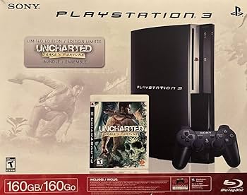 Amazon.com: PlayStation 3 160GB Uncharted: Drake's Fortune Bundle