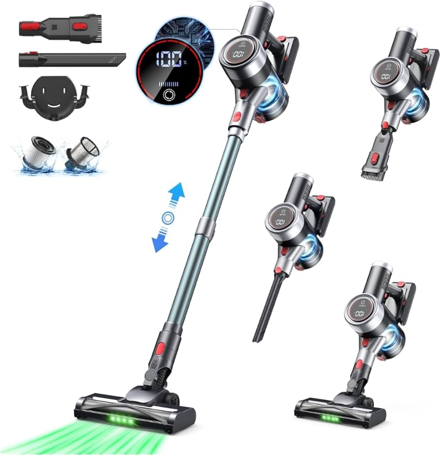 Amazon | 掃除機 コードレス【2026改良進化モデル！85Kpa超強力吸引