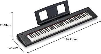 Amazon | ヤマハ YAMAHA 電子キーボード piaggero ブラック NP-32B