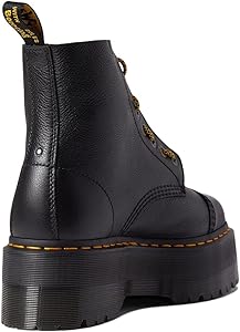 Amazon.com | Dr. Martens Women's Sinclair Max Boot, Black Pisa, 5