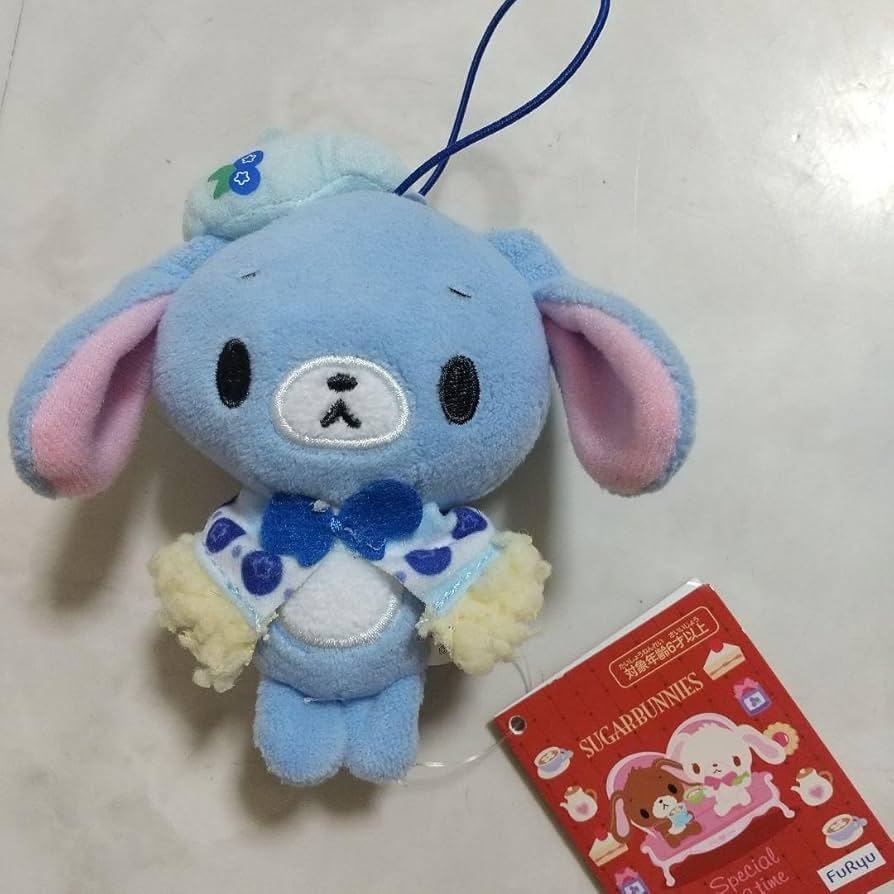 初代】シュガーバニーズ ミントうさ ぬいぐるみ キーホルダー