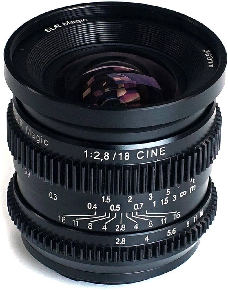 Amazon.co.jp: SLR Magic 18mm f/2.8 フルフレーム シネレンズ (ソニー