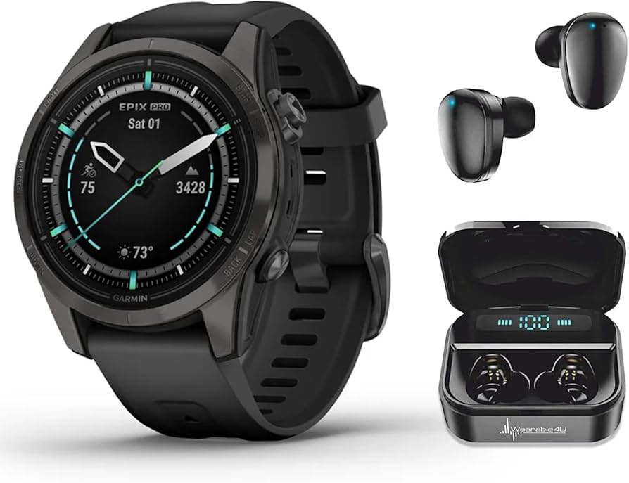 Amazon.com: Wearable4U - Garmin Epix Pro Gen 2 Sapphire: Titanium