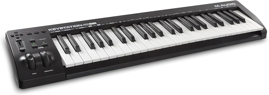 Amazon.com: M-AUDIO Keystation 49 MK3 - Synth Action 49 Key USB
