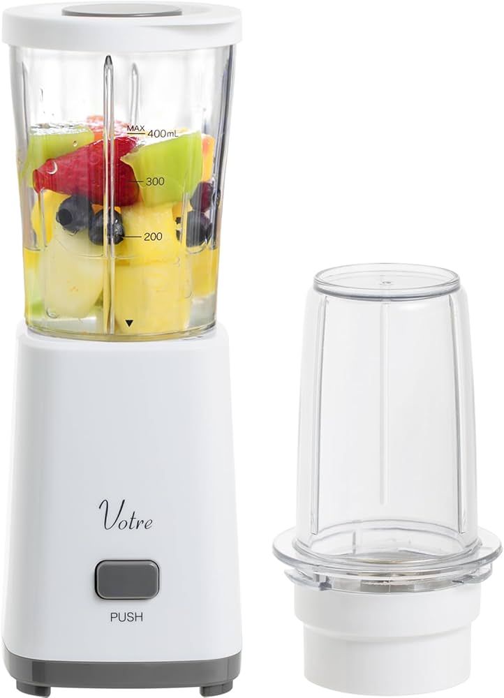 Amazon | [山善] ミキサー 400ml ミル(75ml)付き ジューサー 食洗機