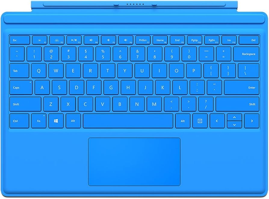 Amazon.com: Microsoft Type Cover for Surface Pro - Bright Blue