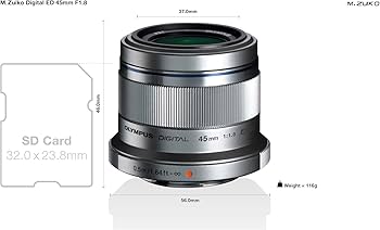 Amazon.com : OM SYSTEM Olympus M. Zuiko Digital ED 45mm f1.8