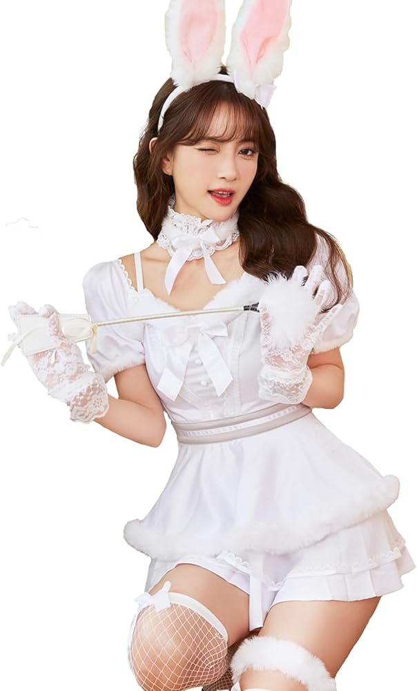 Amazon.co.jp: [Malymoon] コスプレ バニー ウサギ 兔 うさぎ バニー