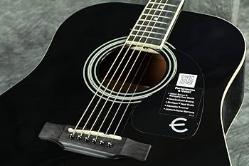 Amazon | EPIPHONE/Songmaker DR-100 EB (Ebony) エピフォン フォーク