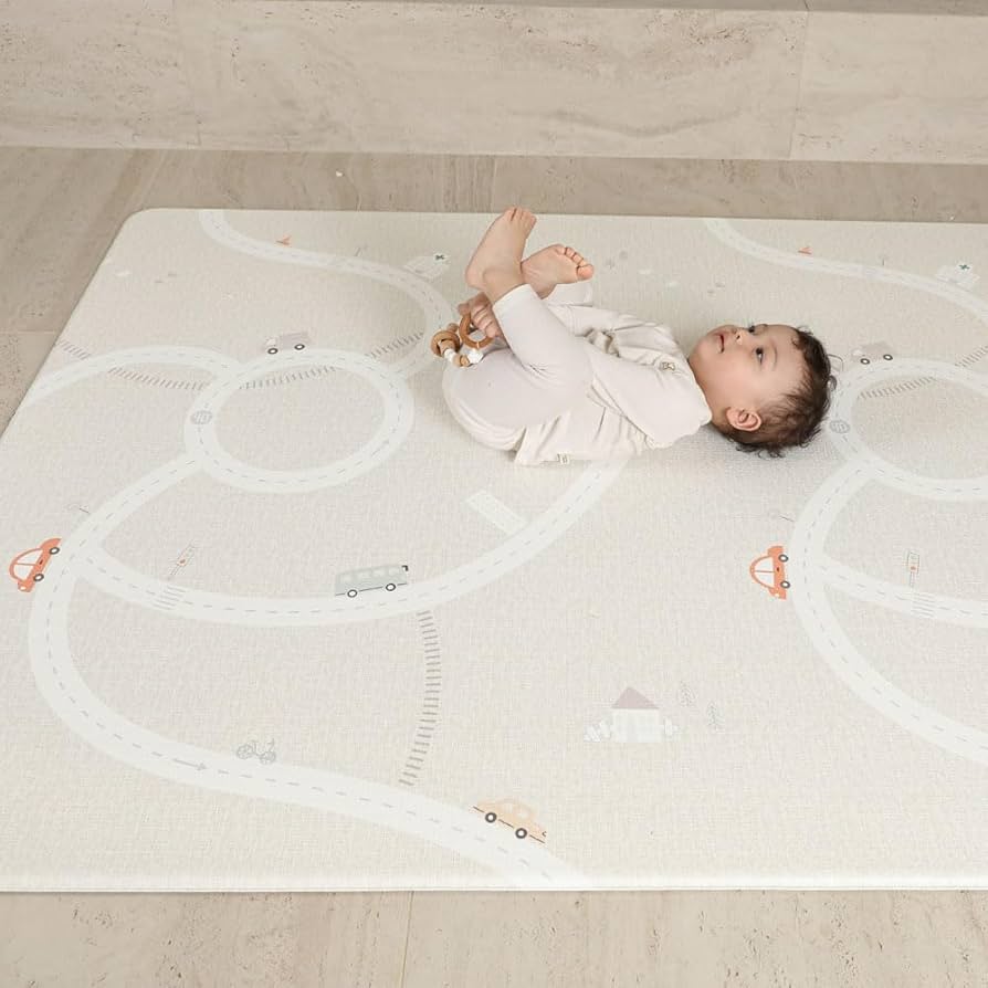 Amazon.co.jp: Dwinguler もちもちクッションプレイマット 防水 140